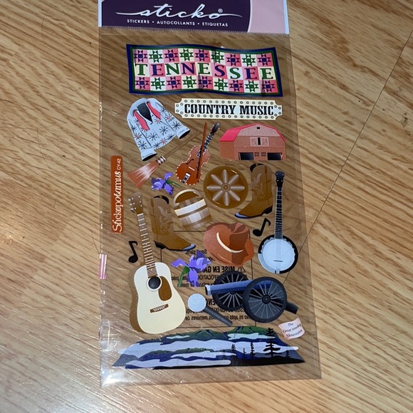 Other - TENNESSEE COUNTRY MUSIC COLORED STICKERS 21 pcs